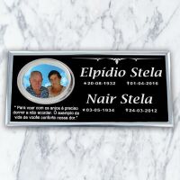 Imagem de Placa ACM 342 Casal - 31cm x 15cm (foto 8x10)